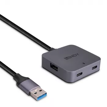 Lindy 5m USB 3.0 šakotuvas 4 prievadai