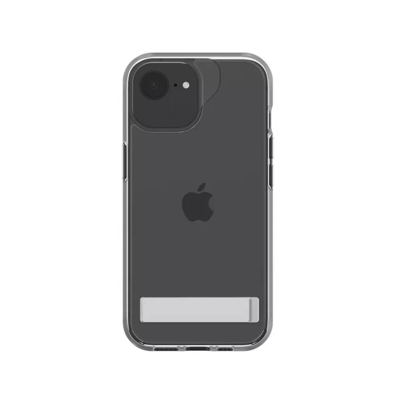 ZAGG Crystal Palace Kickstand Dėklas iPhone 16/15/14/13 Skaidrus, Apsauginis, Apple, iPhone 17e/16e/15/14/13, 15.5 cm (6.1 inch), Peršviečiamas
