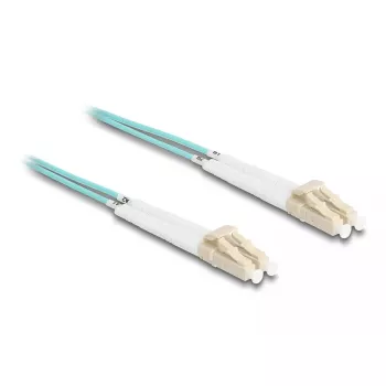 Optinis pluošto kabelis DeLOCK 88078 LC Duplex į LC Duplex OM3 0,5 m
