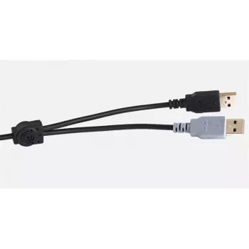 Klaviatūra LogicKeyboard LKB-FCPX10-A2M-FR laidinė USB AZERTY prancūziška pilno dydžio 105 klavišai juoda