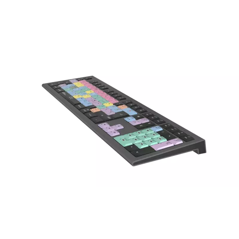 Klaviatūra LogicKeyboard LKB-FCPX10-A2M-FR laidinė USB AZERTY prancūziška pilno dydžio 105 klavišai juoda