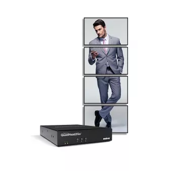 Matrox QuadHead2Go Q155 kelių monitorių valdiklio prietaisas / Q2G-H4K2