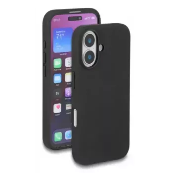 Apsauginis silikoninis dėklas DELOCK iPhone 17, minkštas liesti, juodas, tinka 6,3 colio (16 cm) ekranui