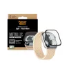 PanzerGlass apsauginis stiklas su juodu metaliniu rėmeliu, skirtas Apple Watch, modelis PG56329