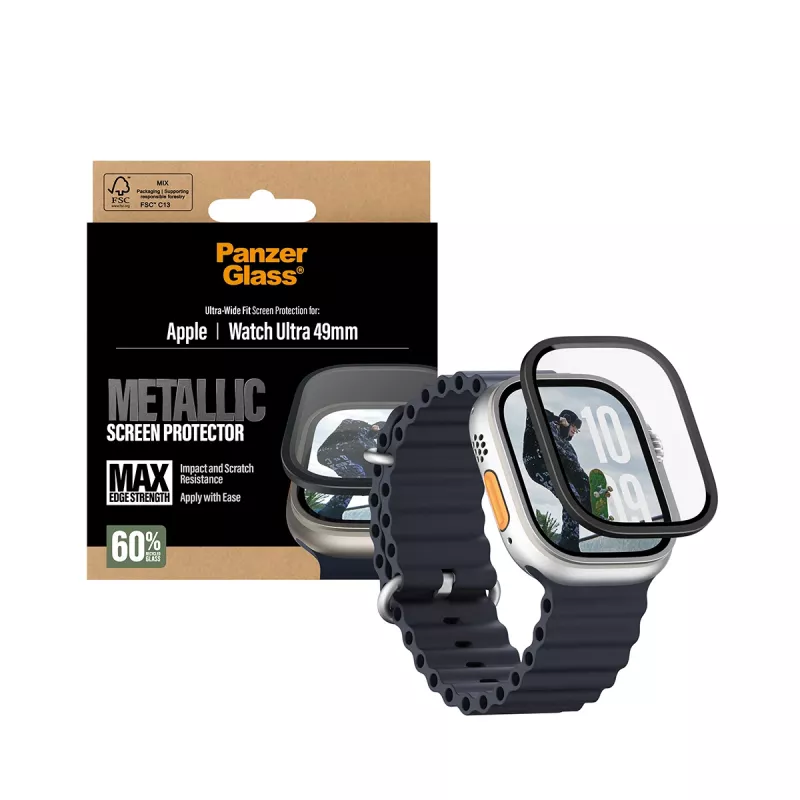 PanzerGlass ® Ekrano apsauga Metallic Apple Watch Ultra 3 | Ultra 2 | Ultra | 49 mm