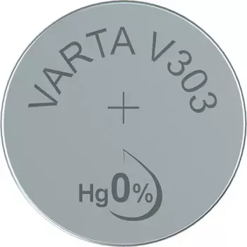 Vienkartinė baterija Varta V303 (sidabro-oksido, 1.55 V, 11.6×5.4 mm)