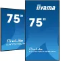 iiyama LH7575UHS-B1AG Skelbimų ekranas 190,5 cm (75 col.) LCD Wi-Fi 500 cd/m² 4K Ultra HD Juodas Integruotas procesorius Android 11 24/7