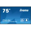 iiyama LH7575UHS-B1AG Skelbimų ekranas 190,5 cm (75 col.) LCD Wi-Fi 500 cd/m² 4K Ultra HD Juodas Integruotas procesorius Android 11 24/7