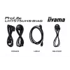 iiyama LH7575UHS-B1AG Skelbimų ekranas 190,5 cm (75 col.) LCD Wi-Fi 500 cd/m² 4K Ultra HD Juodas Integruotas procesorius Android 11 24/7
