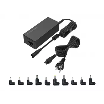 Conceptronic OZUL08B10 90W universalus nešiojamojo kompiuterio maitinimo adapteris su 10 antgalių