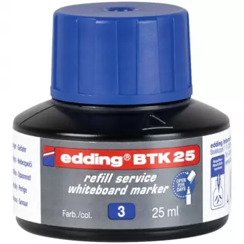 Pripildymo rašalas žymekliams Edding BTK-25 mėlynas 25 ml
