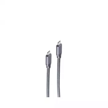 USB kabelis ShiverPeaks BS13-47040 USB 3.2 Gen 2 3 m USB C pilkas