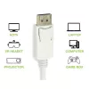Techly DisplayPort 1.2 Vyriškas / HDMI Moteriškas Adapteris 15 cm Baltas IADAP DP-HDMIF2