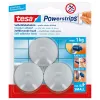 Universalus kabliukas Tesa Powerstrips Hooks Small ROUND