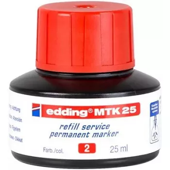 Pripildymo rašalas Edding MTK 25 Raudonas 25 ml 1 vnt.