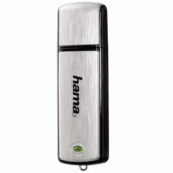 Hama FlashPen „Fancy“ USB 2.0 16GB 40X atmintukas USB Type-A juodas, sidabrinis