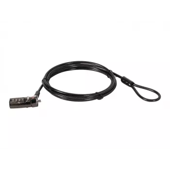 Conceptronic CUSTODIO01BN Kombinuotas nešiojamojo kompiuterio užraktas, Nano Security lizdas, 1,8 m