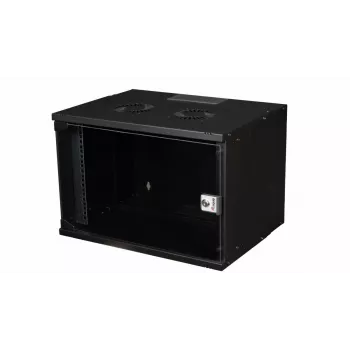 Equip Eco Mount sieninis 19 inch spintos stovas, 07U, 540x400 mm, RAL9005 juoda