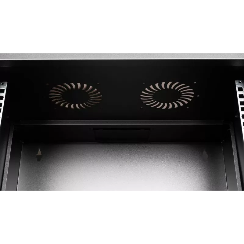 Equip Eco Mount sieninis 19 inch spintos stovas, 07U, 540x400 mm, RAL9005 juoda