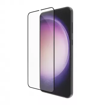 dbramante1928 eco-shield Galaxy S23 apsauginis stiklas, juodi rėmeliai