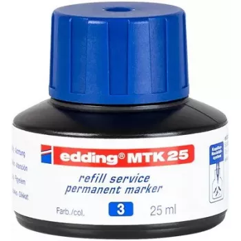Markerio papildymas Edding MTK 25 Mėlyna 25 ml 1 vnt.