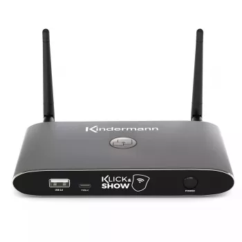 Belaidė prezentacijų sistema Kindermann KLICK & SHOW K-40 Desktop Graphite