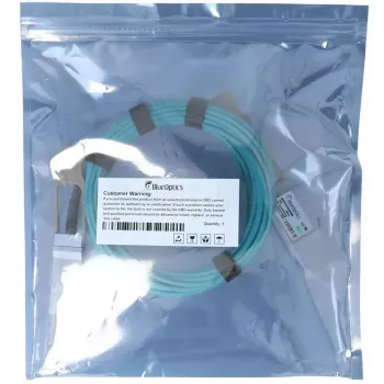 Skaidulinės optikos InfiniBand laidas BlueOptics BFXT-BO QSFP56 — 10 m, oranžinis, QSFP56 kištukas-kištukas