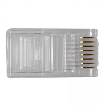 ACT RJ45 (8P/8C) modulinis jungiklis apvaliam kabeliui su vytos gyslos laidininkais