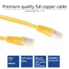 ACT Yellow 0.5 m U/UTP CAT6 RJ45 jungiamasis kabelis