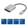Kortelių skaitytuvas ACT AC7056 USB 3.2 Gen 1 Type-C pilkas, MicroSD SD