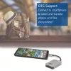 Kortelių skaitytuvas ACT AC7056 USB 3.2 Gen 1 Type-C pilkas, MicroSD SD