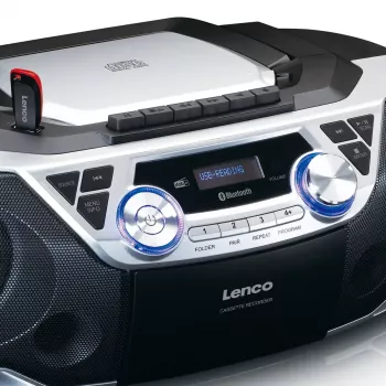 Nešiojamas radijo imtuvas Lenco SCD-720SI skaitmeninis tuneris DAB FM 2 krypčių garsiakalbis