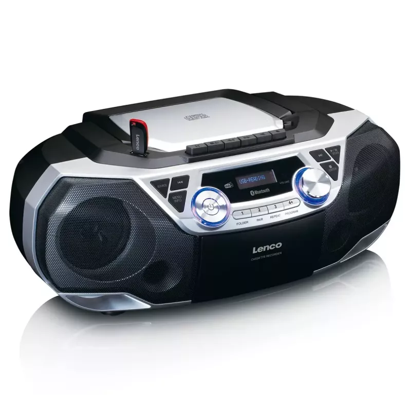Nešiojamas radijo imtuvas Lenco SCD-720SI skaitmeninis tuneris DAB FM 2 krypčių garsiakalbis