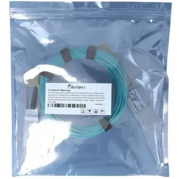 Šviesolaidinis InfiniBand aktyvusis kabelis BlueOptics B4QZ-BO QSFP56–QSFP56, 15 m, oranžinis, kištukas–kištukas