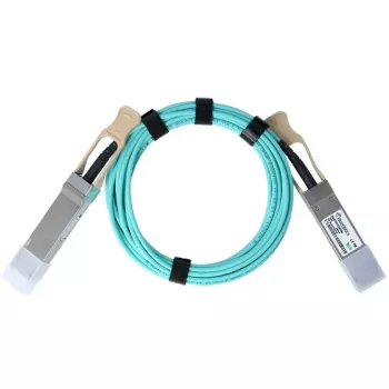 BlueOptics InfiniBand / šviesolaidinis kabelis QSFP56 į QSFP56, 15 m, oranžinis