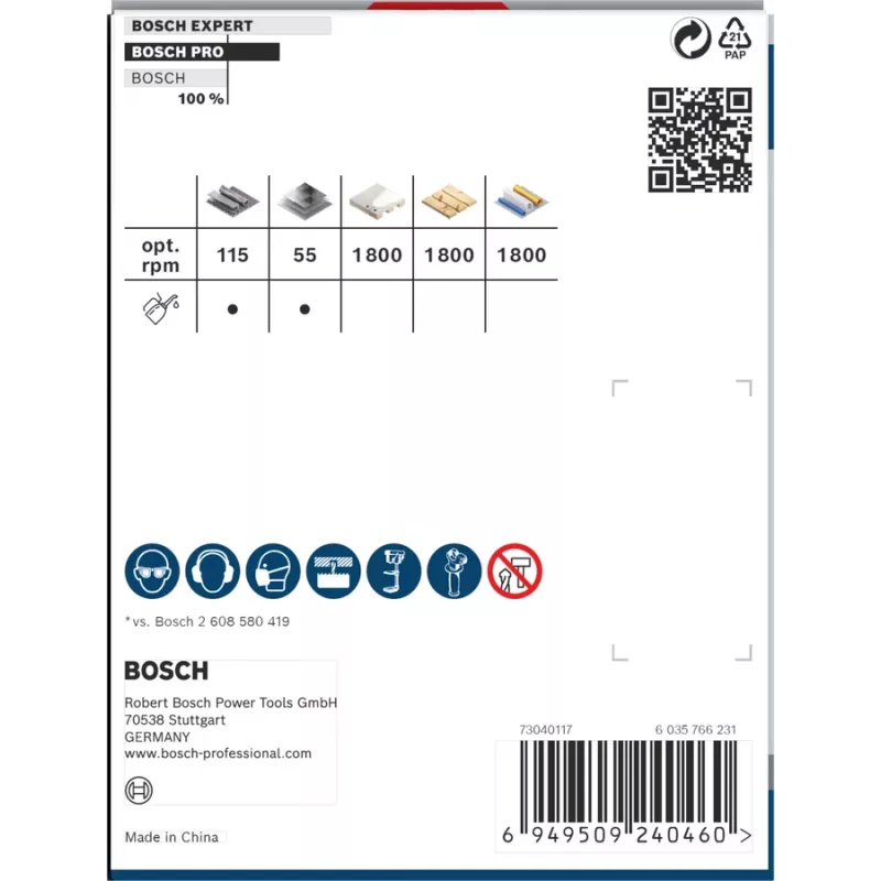Pjūklelis skylėms Bosch PRO Multi Material PC Plus 44/76 mm Vienas grąžtas