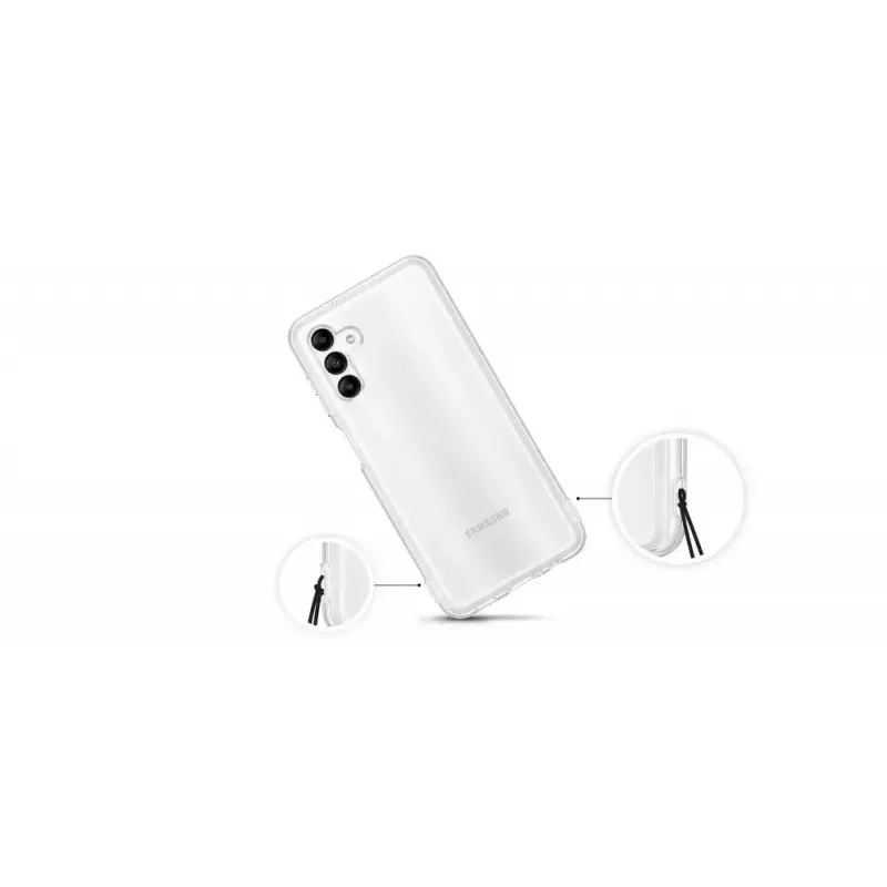 Samsung EF-QA047TTEGWW apsauginis dėklas mobiliesiems telefonams 16,5 cm (6,5 colio) Skaidrus