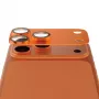 PanzerGlass Fender kameros apsauga, iPhone 17 Pro Max, silikoninė, Cosmic Orange, atspari įbrėžimams ir smūgiams
