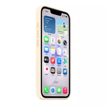 Silicone dėklas su MagSafe, skirtas Apple iPhone 17e — Vanilla, 6,1 colio (15,5 cm) ekranams
