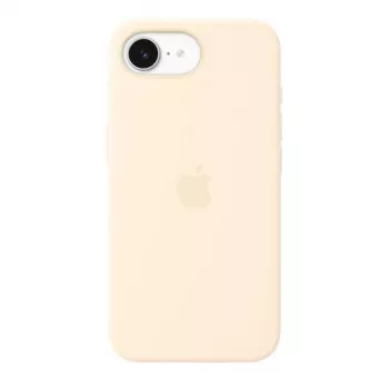 Silicone dėklas su MagSafe, skirtas Apple iPhone 17e — Vanilla, 6,1 colio (15,5 cm) ekranams
