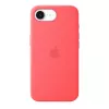 Silicone Case su MagSafe, Apple iPhone 17e, Bright Guava, 6,1 colio (15,5 cm)