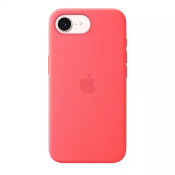 Silicone Case su MagSafe, Apple iPhone 17e, Bright Guava, 6,1 colio (15,5 cm)