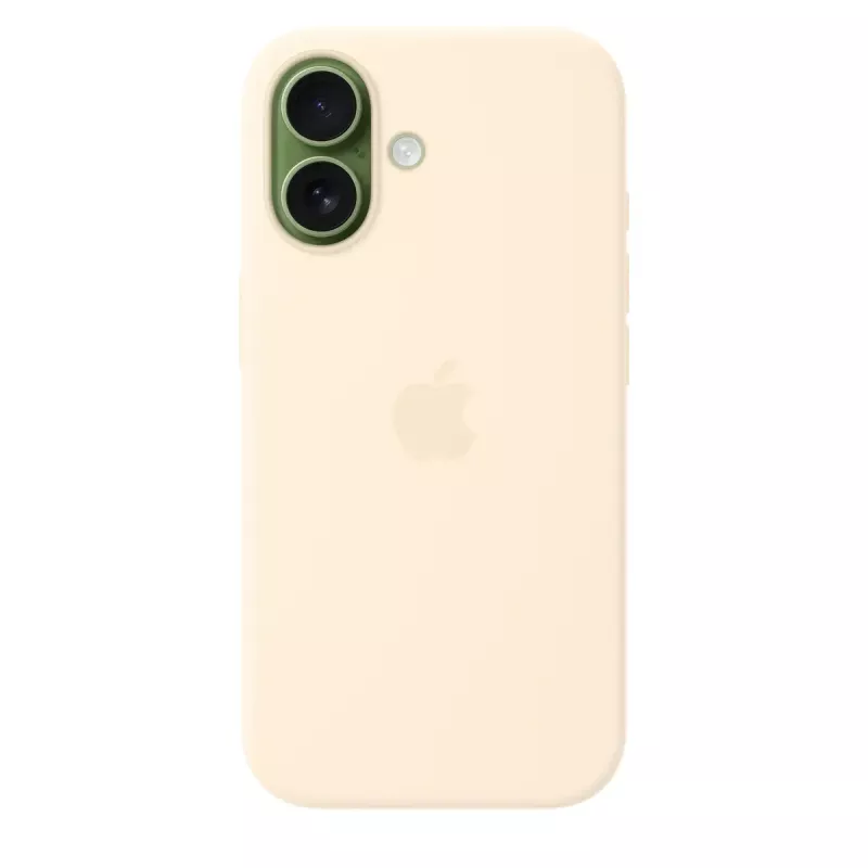 Silicone Case su MagSafe, skirta Apple iPhone 17 — Vanilla, dėklas 16 cm (6,3 colio) ekranui