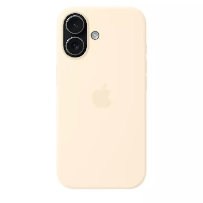 Silicone Case su MagSafe, skirta Apple iPhone 17 — Vanilla, dėklas 16 cm (6,3 colio) ekranui