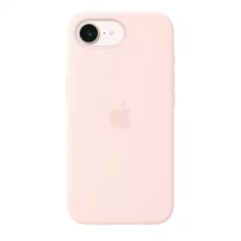 Silicone Case su MagSafe, Apple iPhone 17e — Soft Pink, 6,1 colio (15,5 cm) ekranui