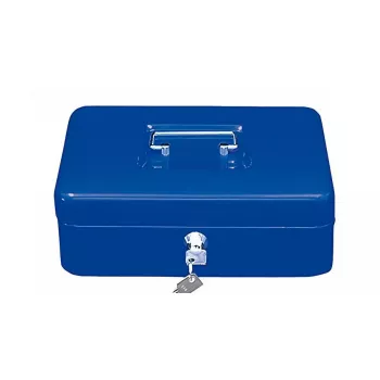 Dėžė pinigams Wedo 145 303X Plieno Mėlyna Raktinis Užraktas 250x180x90mm