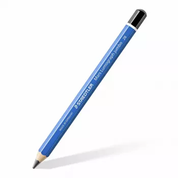 Pieštukas Staedtler 100J 2B, mėlynas lakas, 5,3 mm švinas, 1 vnt.