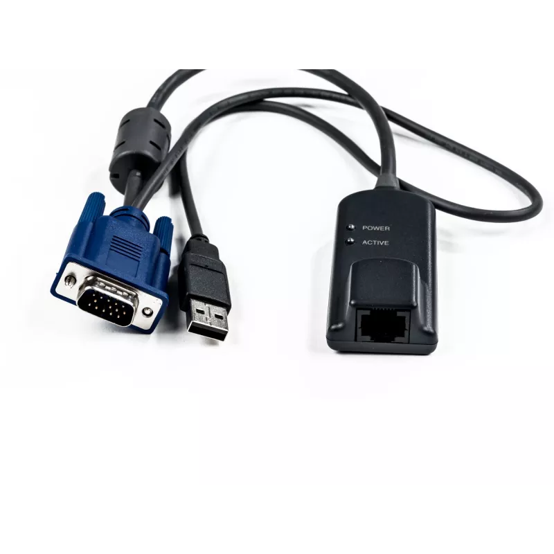 Vertiv Avocent MPUIQ-VMCHS sąsajos kabelis VGA (D-Sub) USB 2.0 juodas, mėlynas