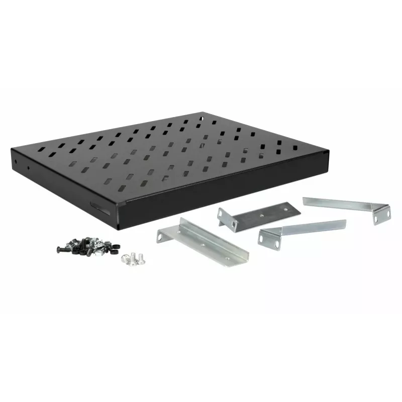 Rack lentyna Equip Variable Shelf 19 inch 1U 350 mm juoda