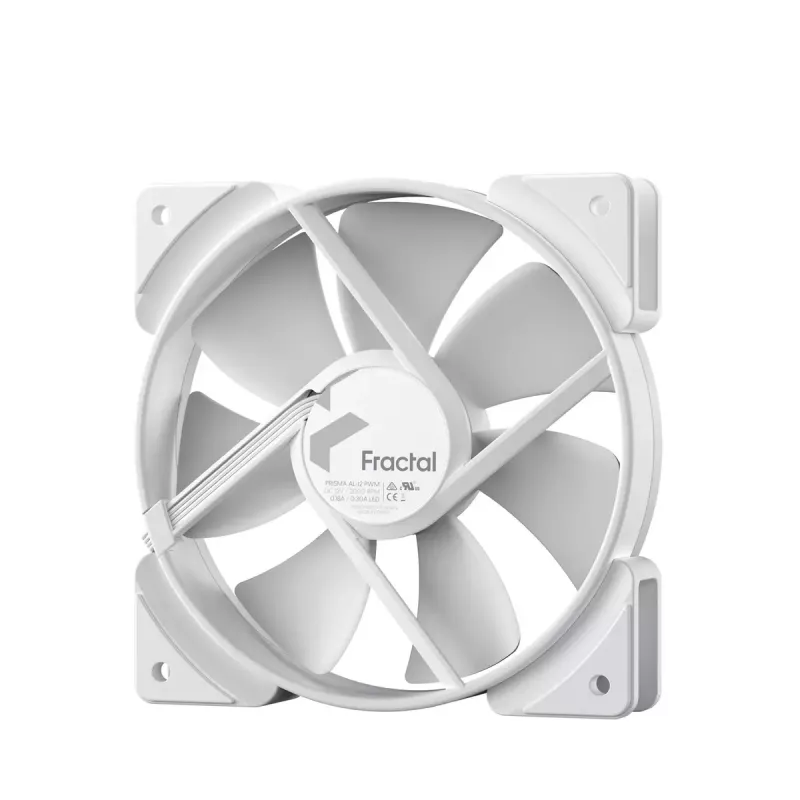 Ventiliatorius Fractal Design Prisma AL-12 PWM 12 cm Baltas 500-2000 RPM